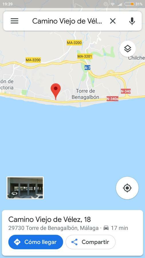 Precioso Atico En Torre De Benagalbon A 20 Metros Del Mar. Leilighet Eksteriør bilde